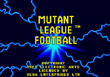 Mutant League Football (Japan) screen shot title